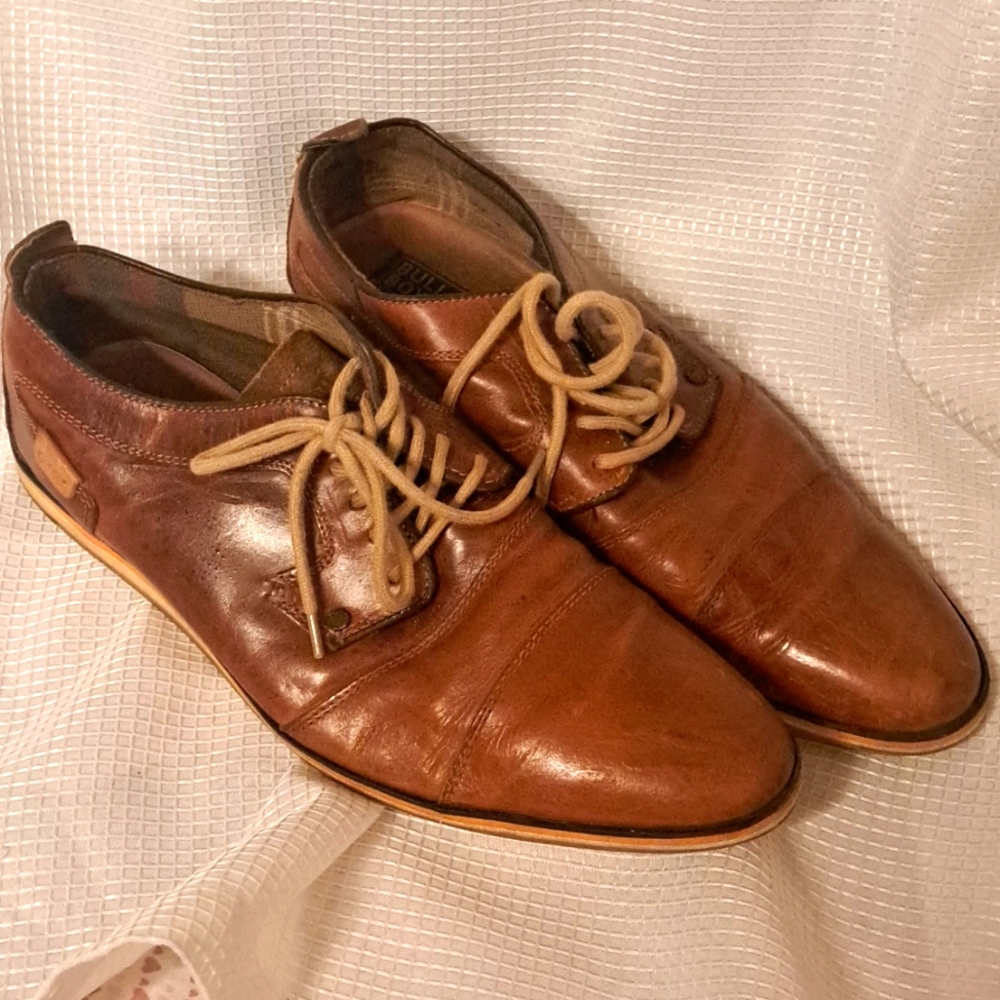 Bull Boxer Men's Leather Dress Shoes Size 10